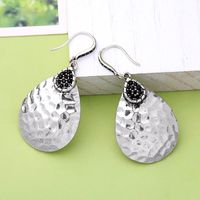 Bijoux Creative Goutte D'eau Pendentif Diamant Boucles D'oreilles Femelle Européen Et Américain Rétro Style Hippie De Mode Boucles D'oreilles Ed01807c sku image 1