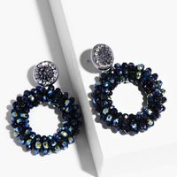 2021 Neue Produkte Ohrringe Damen  Ohrringe Farbe Perlen Ohrringe Kristall Legierung Ohrnadel Erp45 main image 1