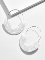 Acrylic Vintage Geometric Earring  (white)  Fashion Jewelry Nhll0317-white main image 1