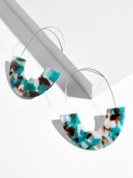 Acrylic Vintage Geometric Earring  (white)  Fashion Jewelry Nhll0317-white main image 5