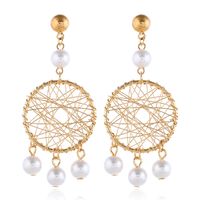 Alloy Fashion Geometric Earring  (white K)  Fashion Jewelry Nhkq2380-white-k main image 3