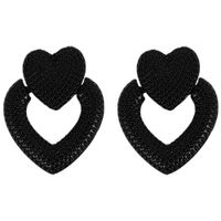 Alloy Fashion Sweetheart Earring  (black)  Fashion Jewelry Nhjq11316-black main image 2