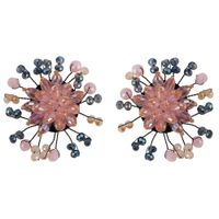 Imitated Crystal&cz Korea Flowers Earring  (style One)  Fashion Jewelry Nhjq11336-style-one main image 3