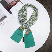 Nouveau Petit Foulard De Soie Femmes De Printemps Et Automne Longue Écharpe Coréenne Mince Étroite Écharpe D'hiver Écharpe Cravate Décoration main image 23