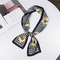 Cloth Korea  Hair Accessories  (1 Plaid Black)  Fashion Jewelry Nhmn0360-1-plaid-black main image 1