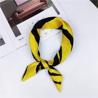 New Spring And Autumn Summer Small Silk Scarf Small Square Towel Women's Korean Professional Variety Decorative Printed Scarf Scarf Wholesale main image 29