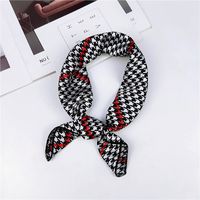 New Spring And Autumn Summer Small Silk Scarf Small Square Towel Women's Korean Professional Variety Decorative Printed Scarf Scarf Wholesale main image 5