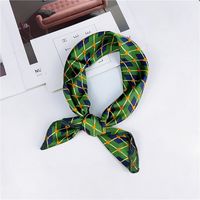 New Spring And Autumn Summer Small Silk Scarf Small Square Towel Women's Korean Professional Variety Decorative Printed Scarf Scarf Wholesale main image 12