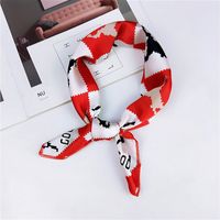 New Spring And Autumn Summer Small Silk Scarf Small Square Towel Women's Korean Professional Variety Decorative Printed Scarf Scarf Wholesale main image 14