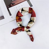 New Spring And Autumn Summer Small Silk Scarf Small Square Towel Women's Korean Professional Variety Decorative Printed Scarf Scarf Wholesale main image 16