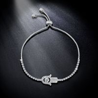 Zircon Fashion Geometric Bracelet  (alloy)  Fashion Jewelry Nhas0021-alloy main image 3