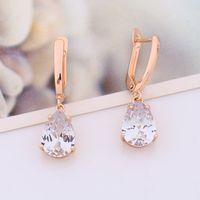 Croix-frontière Nouveau Produit De Mode D'approvisionnement Vente Chaude Produit Boucles D'oreilles Femelle Européen Et Américain Diamant Auriculaire Aiguille Ornement Usine Direct Erj42 main image 2