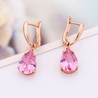 Croix-frontière Nouveau Produit De Mode D'approvisionnement Vente Chaude Produit Boucles D'oreilles Femelle Européen Et Américain Diamant Auriculaire Aiguille Ornement Usine Direct Erj42 main image 9