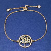 Zircon Simple Flowers Bracelet  (alloy)  Fashion Jewelry Nhas0309-alloy main image 1