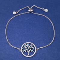 Zircon Simple Flowers Bracelet  (alloy)  Fashion Jewelry Nhas0309-alloy main image 3