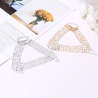 Fashion Simple Cold Ins Wind Flash Diamond Sequin Necklace Nhdp157426 main image 3