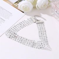 Fashion Simple Cold Ins Wind Flash Diamond Sequin Necklace Nhdp157426 main image 4
