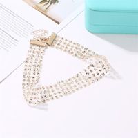 Fashion Simple Cold Ins Wind Flash Diamond Sequin Necklace Nhdp157426 main image 5