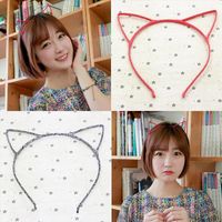 Coréenne Nouveau Mignon Oreille De Chat Bandeau Oreille De Chat Bandeau Creative Femmes De Cheveux Accessoires En Gros main image 2