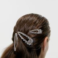 New Alloy Diamond Studded Fashion Hair Clip Nhjq157518 main image 1