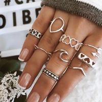 Cute Fashion Love Cat Ring Silver Suit Nhnz157549 main image 1