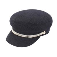 Korean Version Of The New Pearl Chain Beret Nhxo157691 main image 3