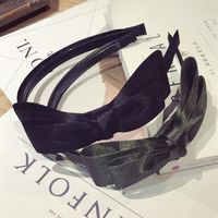 New Fabric Colorful Handmade Double Bow Headband Nhsm157829 main image 1