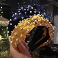 Bright Silk Fabric Headband Nhrh157855 main image 2