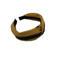 New Contrast Color Cross Knotted Fabric Headband Nhrh157861 main image 6