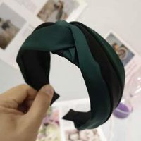 New Contrast Color Cross Knotted Fabric Headband Nhrh157861 main image 9