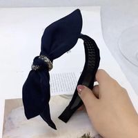 New Bow Knotted Rhinestone Headband Nhrh157877 main image 7