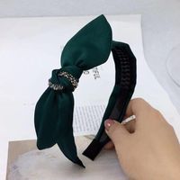 New Bow Knotted Rhinestone Headband Nhrh157877 main image 11