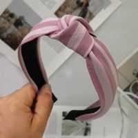 Contrast Striped Middle Knotted Headband Nhrh157882 main image 9