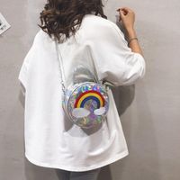 Creative Funny Personality Rainbow Laser Small Round Package Nhhx158045 main image 1