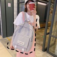 Small Fresh Girl Solid Color Portable Backpack Nhhx158092 main image 5