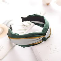 New Contrast Color Knotted Cloth Headband Nhrh157853 sku image 1