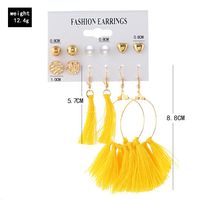 Womens Geometry Electroplating Alloy Earrings Nhkq158127 main image 5