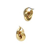 Womens Double Ring Plating Alloy Earrings Nhyq158184 main image 6