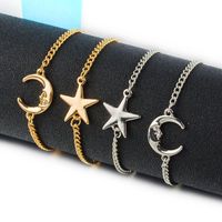 European And American Fine Stars And Moon Alloy Bracelet Nhdp158214 main image 4