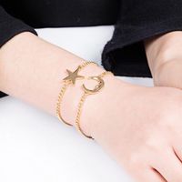 European And American Fine Stars And Moon Alloy Bracelet Nhdp158214 main image 5