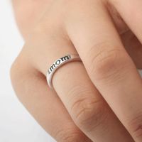 Yiwu Grenz Überschreiten Der Heißer Verkauf Schmuck Einfache Retro Muttertag Mutter Mom Ring Muttertag Schmuck Geschenk main image 6