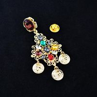 Vintage European And American Court Gold Handmade Alloy Brooch Nhnt158311 sku image 1