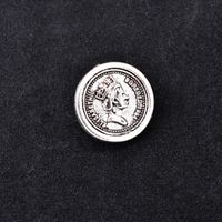 European And American Old-fashioned Portrait Coin Gold Alloy Brooch Nhnt158355 sku image 2