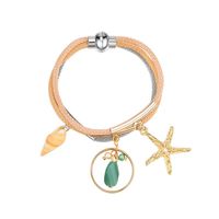 Fashion Pearl Conch Alloy Fringe Pearl Bracelet Nhxs158380 sku image 1