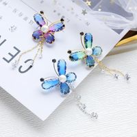 Stylish Color Butterfly Micro With Zircon Brooch Nhdo158586 main image 5