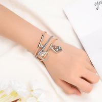 Fashion Pearl Environmental Zinc Alloy Love Bracelet main image 5