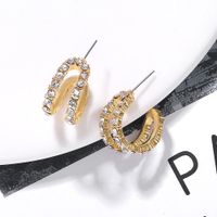 Fashion Alloy Diamond Earrings main image 4