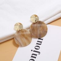 Fabrik Direkt Verkauf Mode Japanische Und Koreanische Einfache Ohrringe Schmuck Diamant Acryl Platte Kleine Menge Kreative Ohrringe main image 4