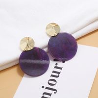 Fabrik Direkt Verkauf Mode Japanische Und Koreanische Einfache Ohrringe Schmuck Diamant Acryl Platte Kleine Menge Kreative Ohrringe main image 5