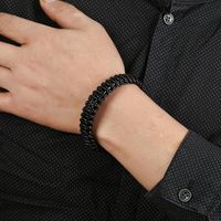 Mode Géométrique Acier Au Titane Unisexe Bracelets main image 4